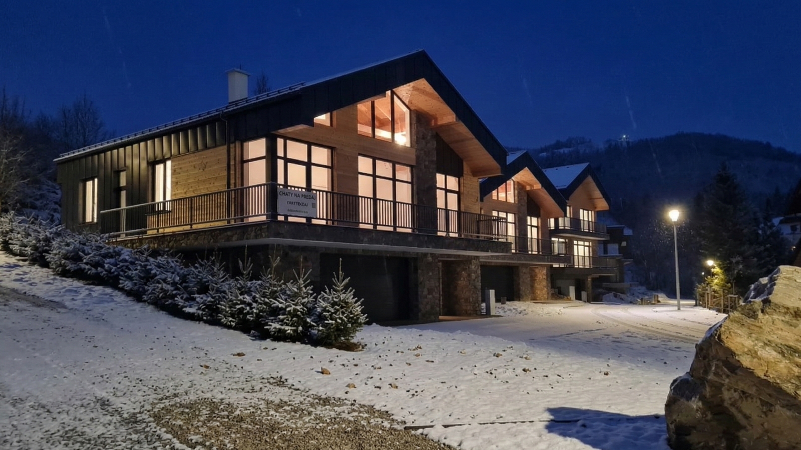 Luxusný horský chalet na predaj Donovaly - exteriér chaty č. 1 v projekte Donovalley